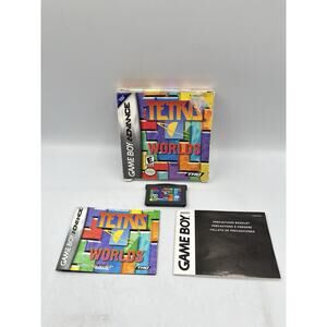 Tetris Worlds GBA Game Boy Advance Complete CIB!